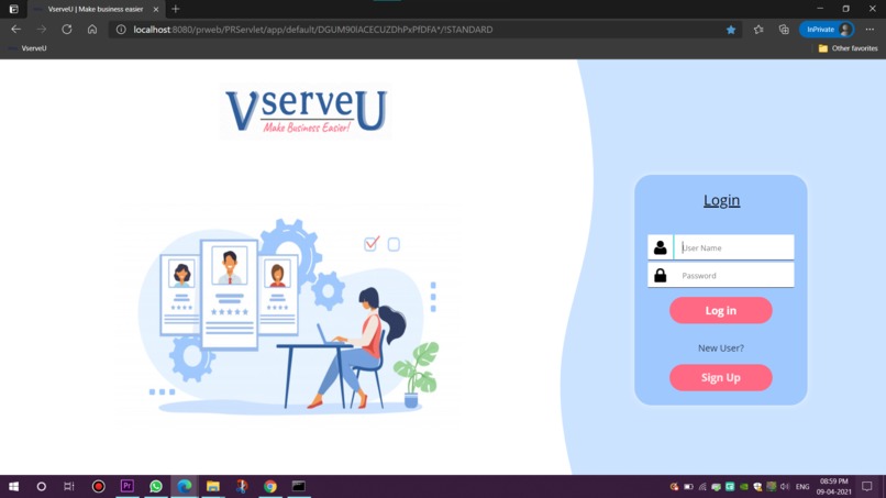 VserveU – screenshot 1