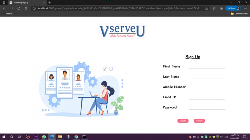 VserveU – screenshot 3