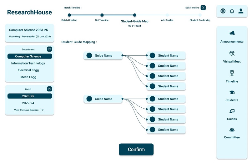 Post Graduation Dissertation Management  & Monitoring System – screenshot 5