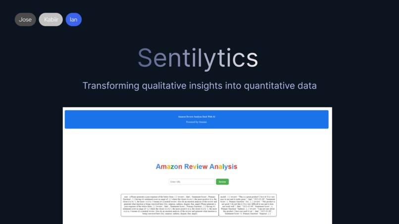 Sentylitics – screenshot 1