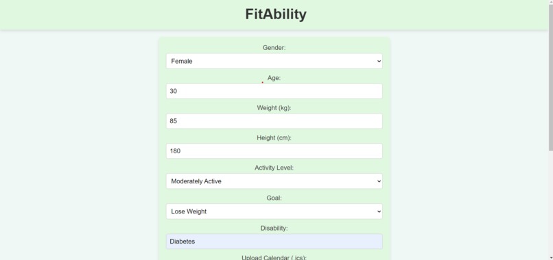 FitAbility – screenshot 2