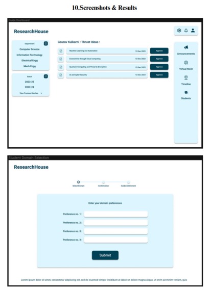 Post Graduation Dissertation Management  & Monitoring System – screenshot 3