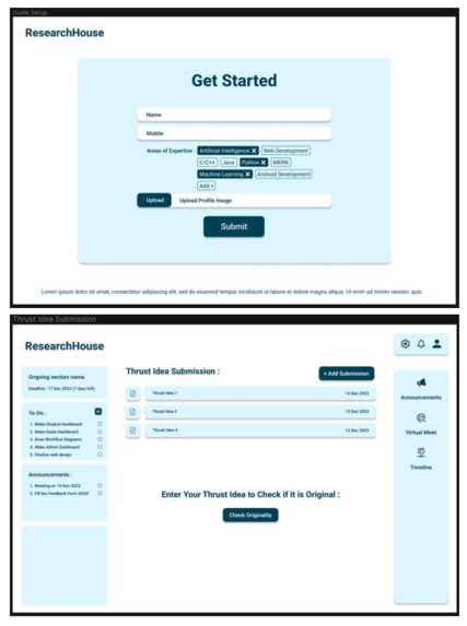 Post Graduation Dissertation Management  & Monitoring System – screenshot 4