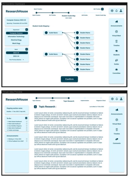 Post Graduation Dissertation Management  & Monitoring System – screenshot 6