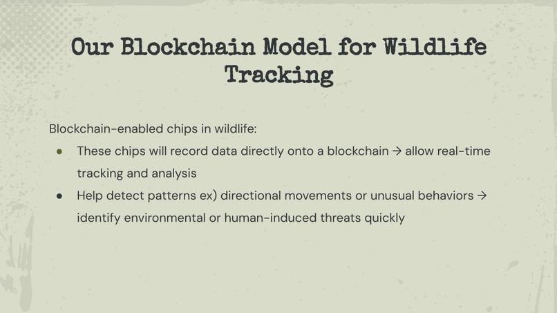 Revolutionizing Wildlife Tracking with Blockchain Technology – screenshot 5