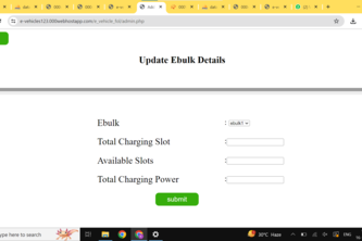 IOT based E-Vehicle Battery Management System