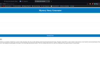 Mystery Story Generator