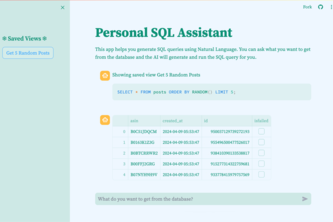 Personal SQL Assistant